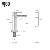 Norfolk Single Handle Vessel Single Hole Bathroom Sink Faucet, WaterSense Certified, Chrome F0E7 - product image 3