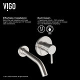 Olus Wall Mount Bathroom Faucet, WaterSense Certified, Brushed Nickel Z0S7 - product image 3