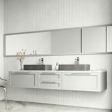 Palazzo Gothic ConcretoStone 24x11-in Deep Grey Bathroom Sink/Basin with Rectangular Vessel A8C3 - product image 5