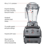 Explorian E310 Blender with 10 Speeds, Black S5B7 - product image 3