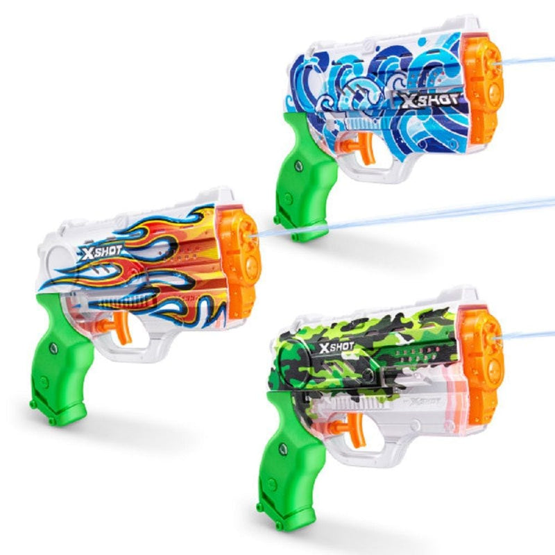 X-Shot SKINS Fast Fill Nano Water Blaster, Kids' Outdoor Summer Water Toy, 3.3-oz A6I7